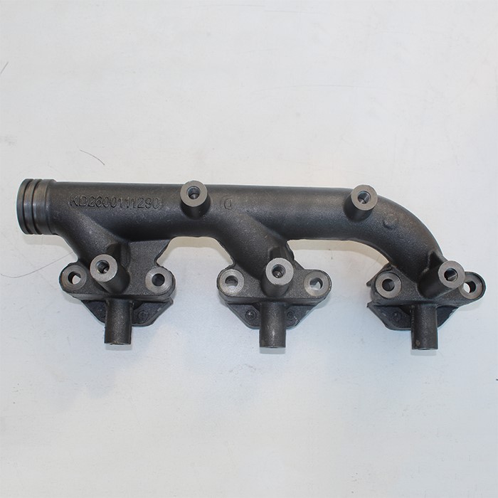 Truck engine exhaust pipe