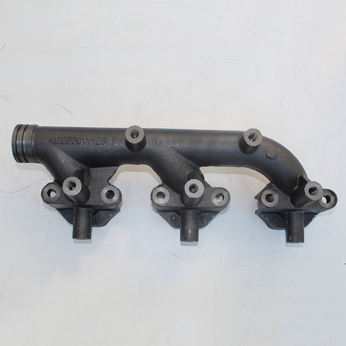 Truck engine exhaust pipe